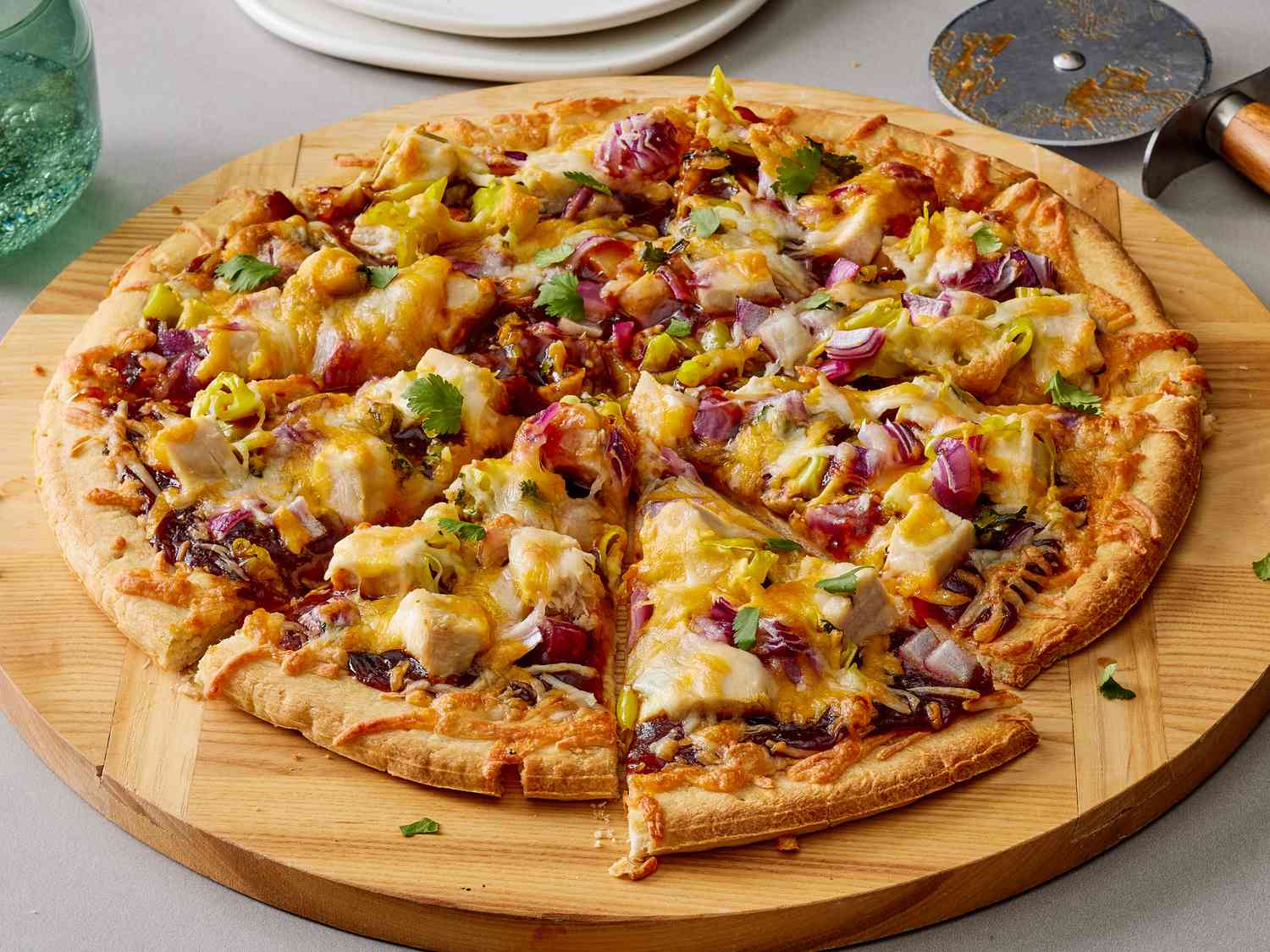 Chicken Dominator Pizza